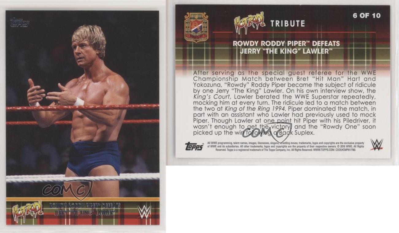 2016 Topps WWE Road to Wrestlemania Rowdy Roddy Piper Tribute #1 Paul Orndorff 