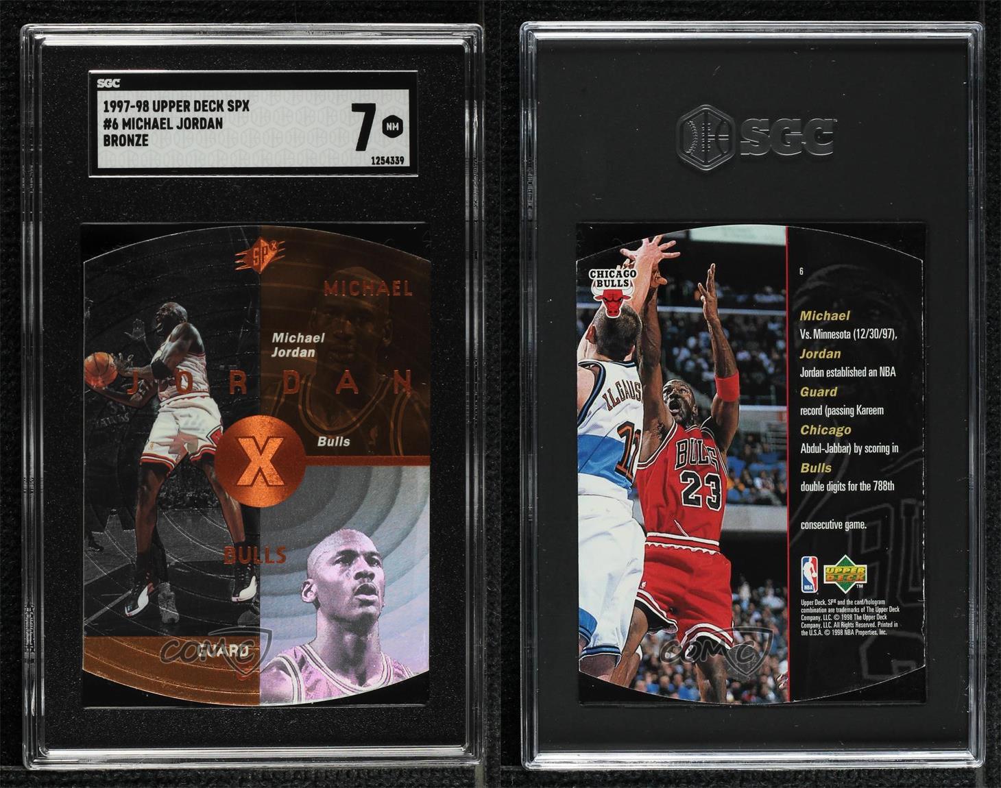 1997-98 SPx - Michael Jordan #6 Bronze for sale online | eBay