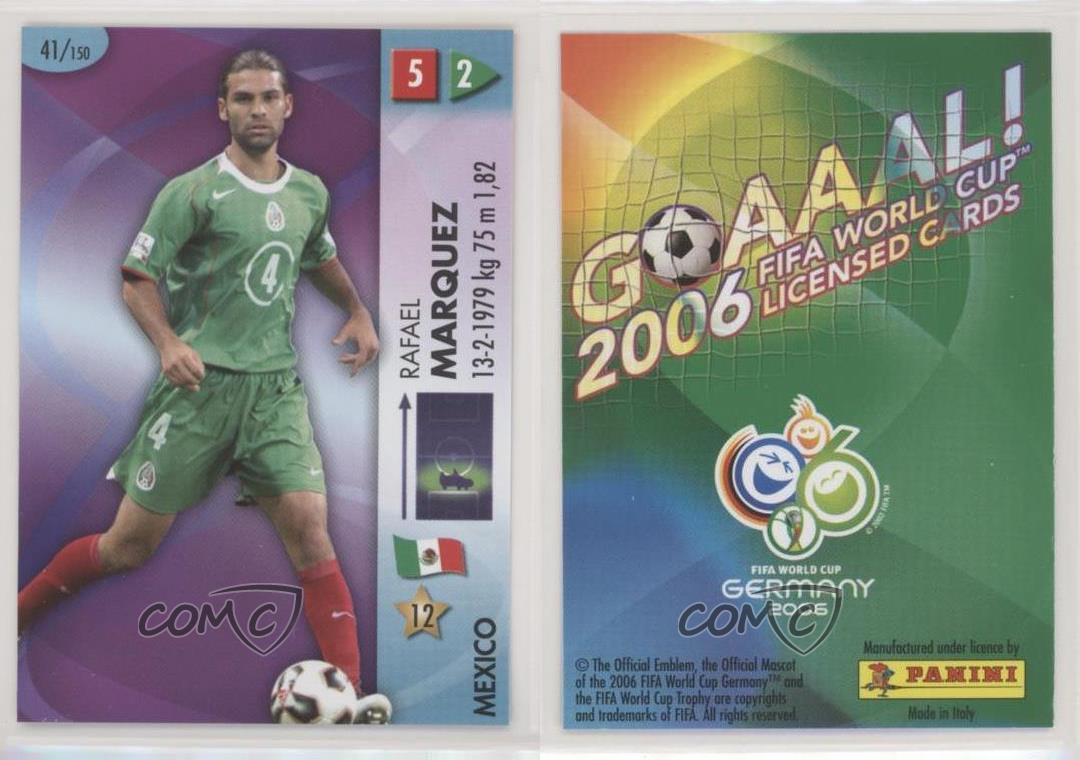 #041-MEXICO-RAFAEL MARQUEZ PANINI FIFA WORLD CUP-GOAAL 2006 