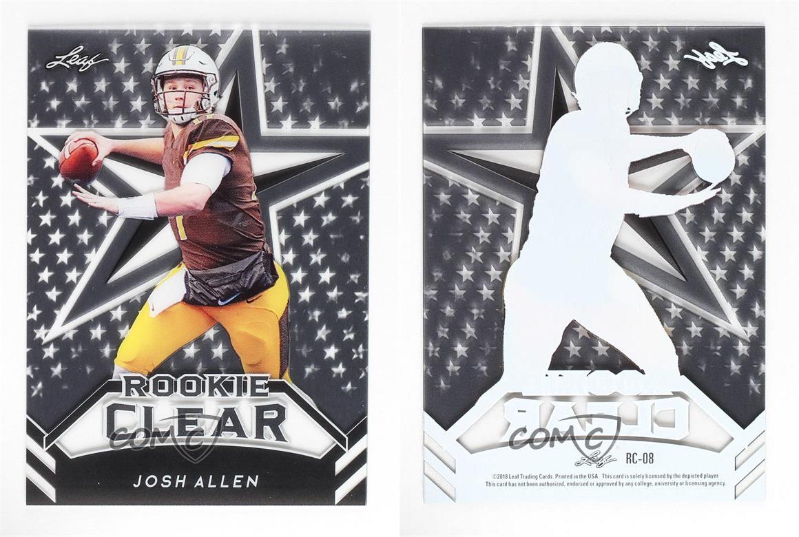 2018 Leaf Clear Rookies - Josh Allen #RC-08 (RC) for sale