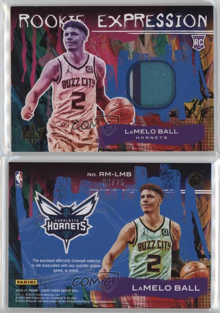 2020 Panini Court Kings Rookie Expression Memorabilia Prime