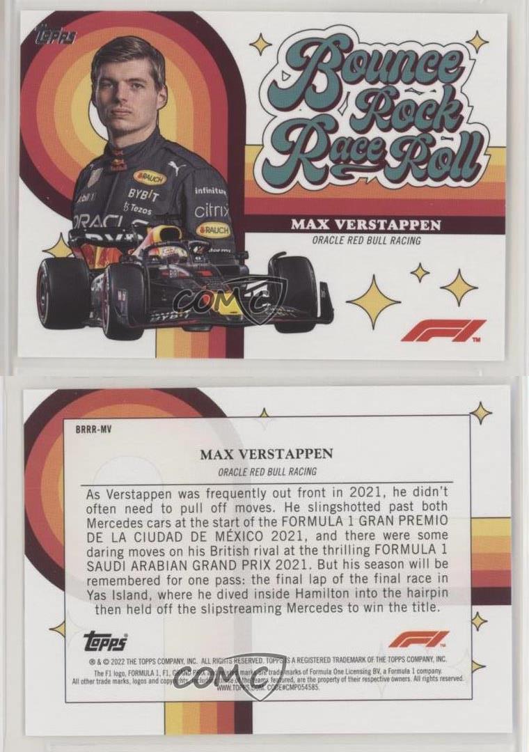 PSA 10 - Max Verstappen - Bounce, Rock, Race, Roll #BRRRMV - POP 26 –  Authenticsgg