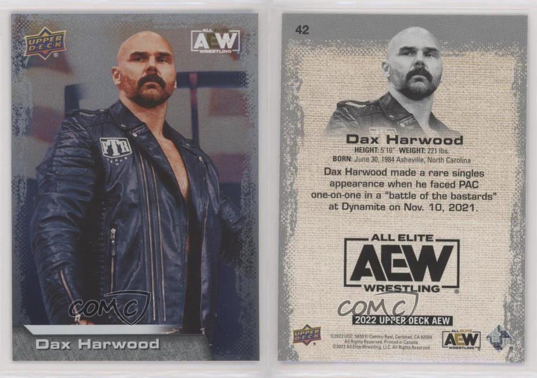 2022 Upper Deck AEW All Elite Wrestling Silver Foil Scott Dawson Dax Harwood #42