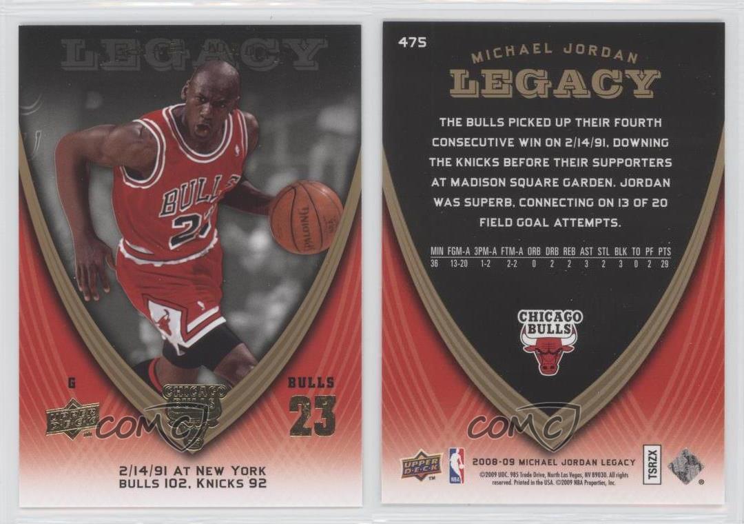 マイケルジョーダンNBA カード 475 NBA カード / マイケル・ジョーダン MICHAEL JORDAN