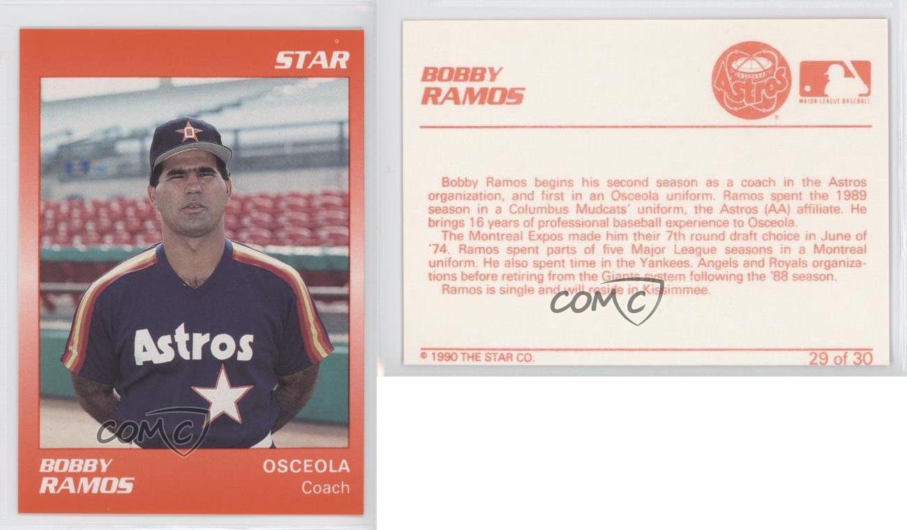 1990 Star Osceola Astros Bobby Ramos #29 - Houston Astros