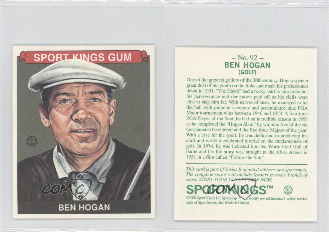 2008 Sportkings Series B Mini Ben Hogan #92 - Picture 3 of 3
