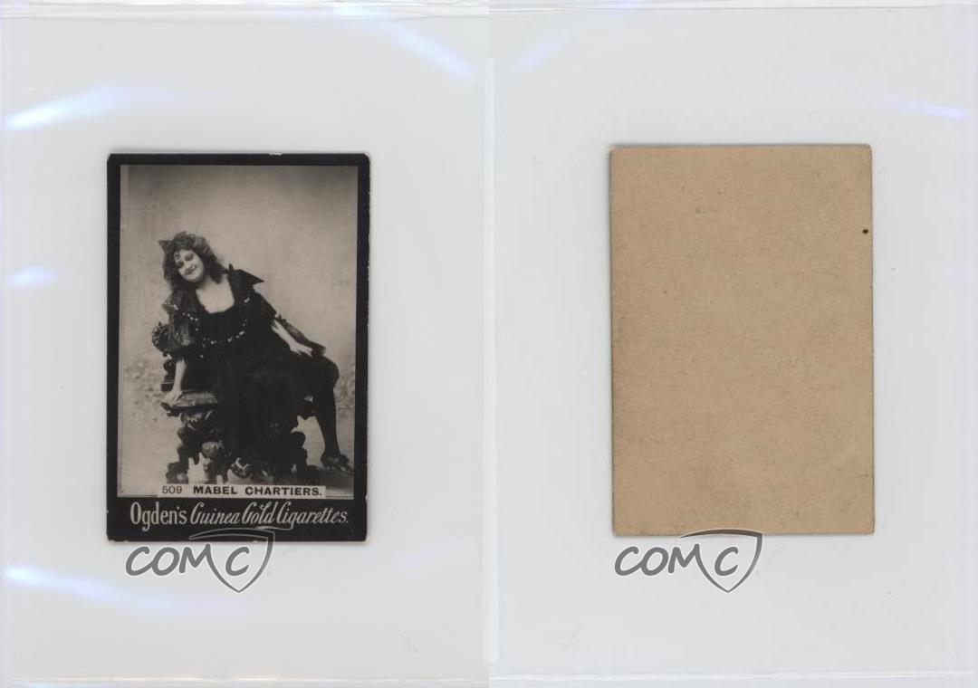 1901 Ogden's Guinea Gold Cigarette Cards Tobacco Mabel Chartiers #509