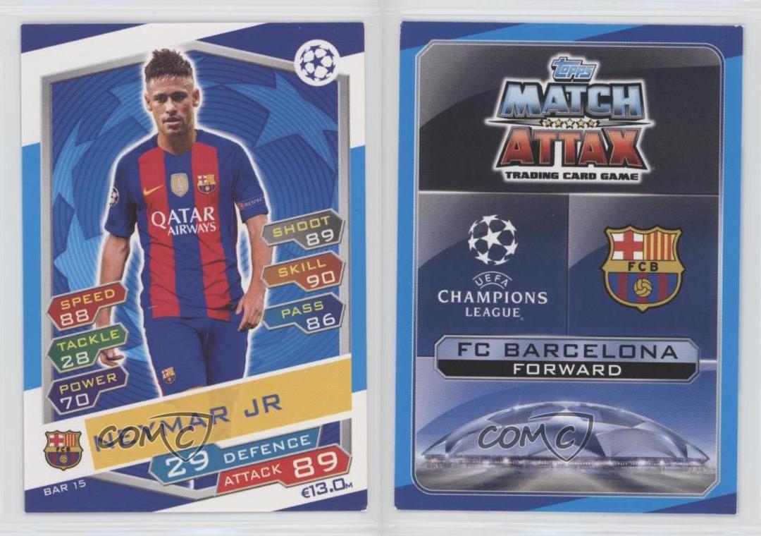 BARCELONA Match Attax Champions League 2017 card/s 2016/17 