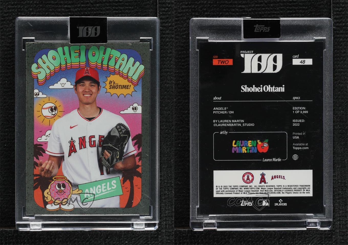 2022 Project 100 Online Exclusive Season Two by Lauren Martin Shohei Ohtani #48 - Picture 5 of 5