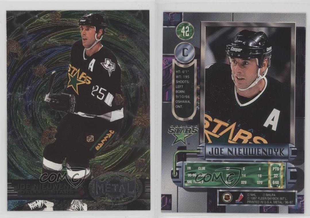 1996-97 Fleer Metal Universe Joe Nieuwendyk #42 HOF