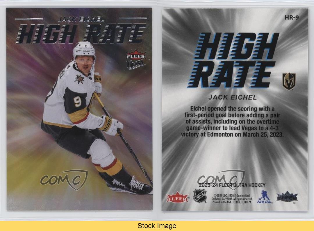 2023-24 Upper Deck Fleer Ultra High Rate Jack Eichel #HR-9