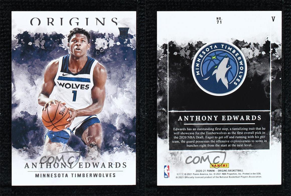 2020-21 Panini Origins Variation Anthony Edwards #71.2 Rookie RC