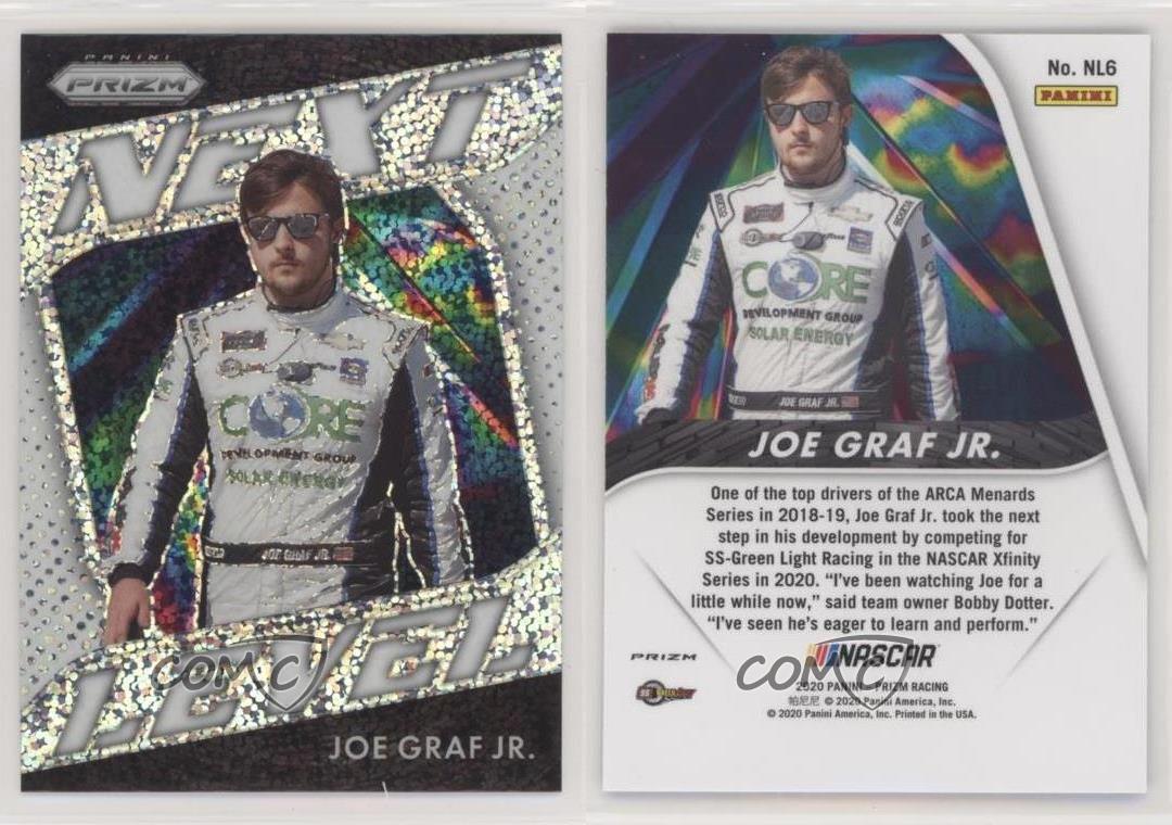 Panini Prizm Next Level 2020 White Sparkle Prizm Joe Graf Jr #NL6 Rookie RC - Imagen 3 de 4