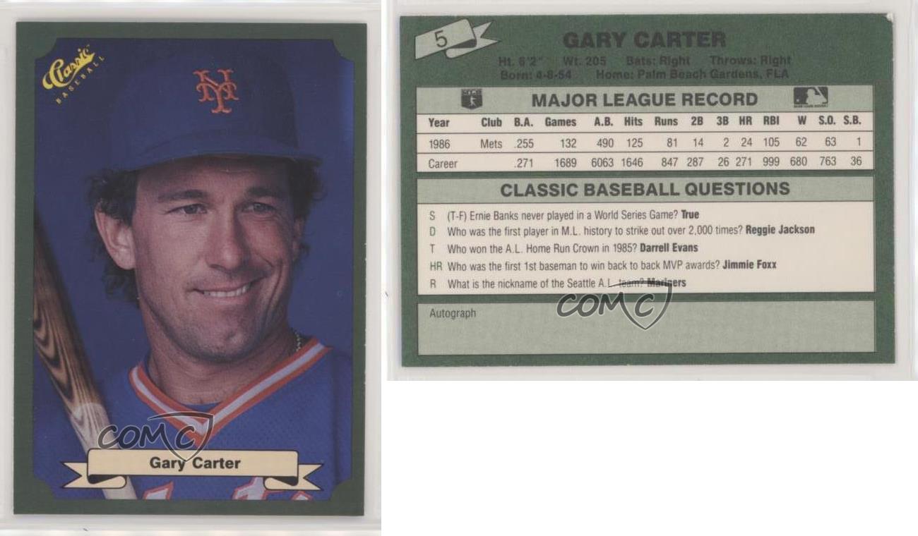 1987 Gary Carter Batting Practice Worn Jersey. A Hall of Famer, Lot #12175