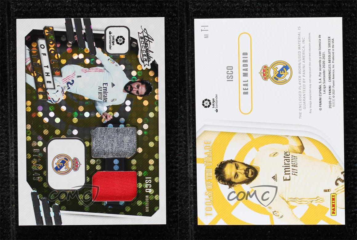 2020 Panini Cronache Strumenti Assoluti del Mestiere Cerchi Argento /149 Isco #T-I - Foto 3 di 3