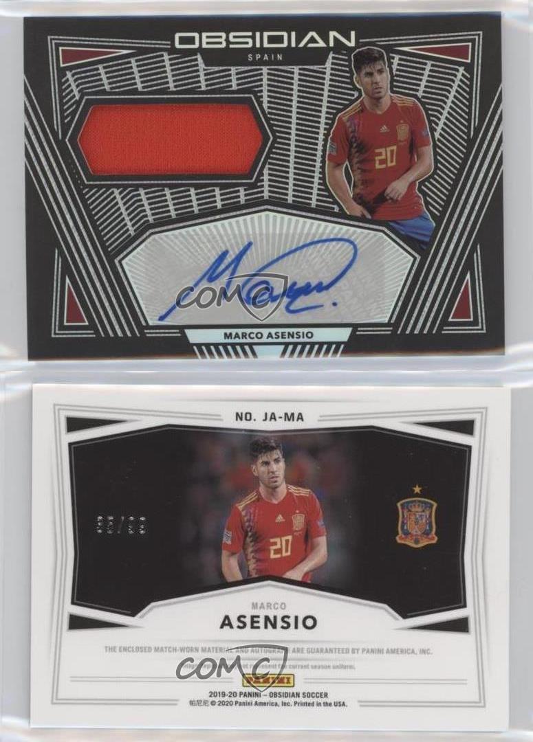 2020 Panini Obsidian Marco Asensio Auto