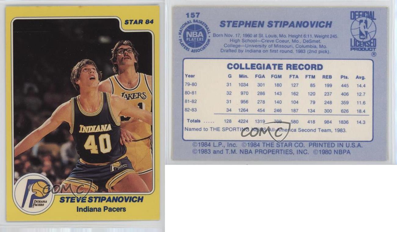 1983-84 Star Steve Stipanovich #157 Rookie RC