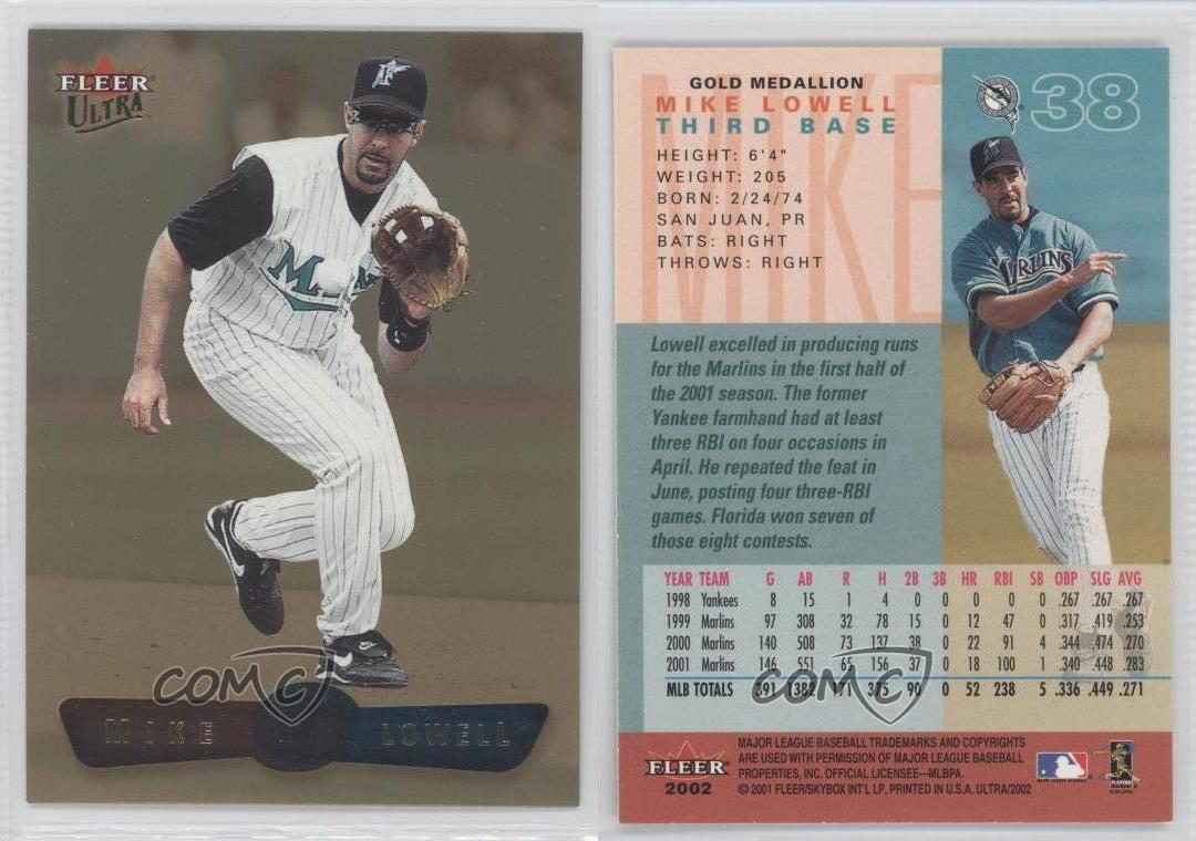 Mike Lowell Marlins 2005 Fleer Classic Clippings