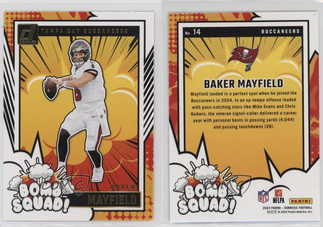 Panini Donruss Bomb Squad Baker Mayfield 2024 outlet #14