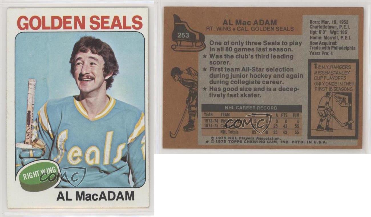 1975-76 Topps Al MacAdam #253