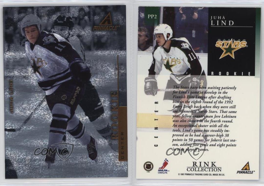 1997-98 Pinnacle Rink Collection Juha Lind #PP2 Rookie RC