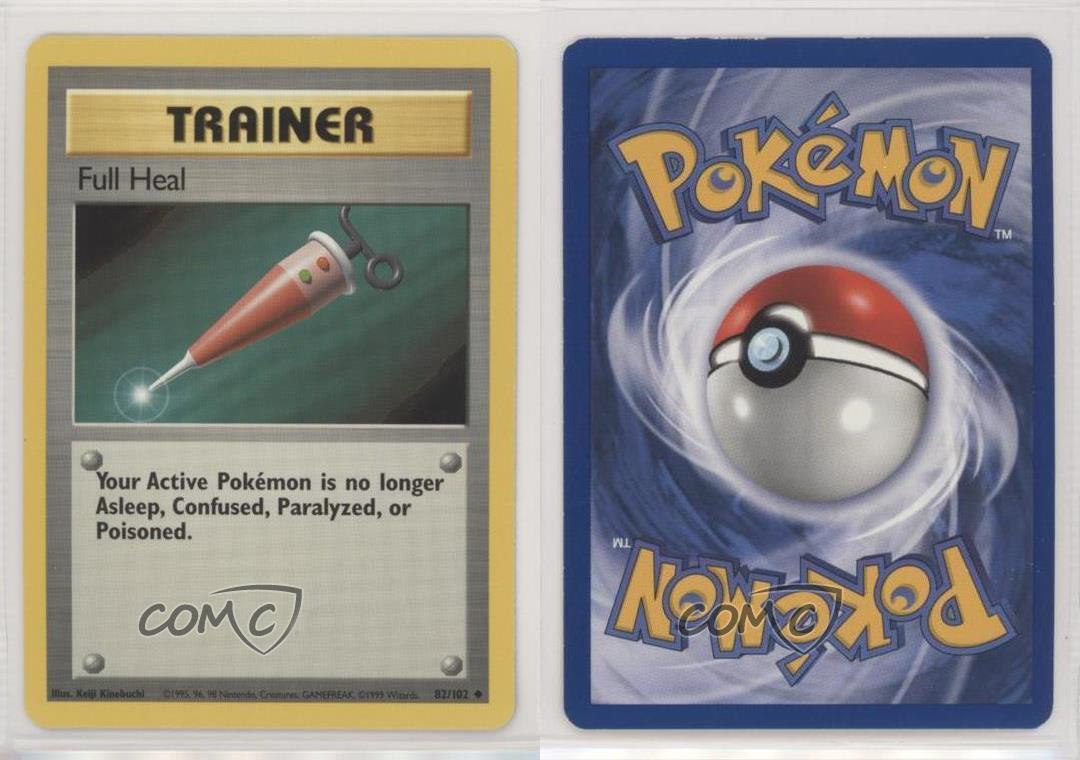 1999 Pokemon Unlimited Full Heal #82 READ 0f8 | eBay
