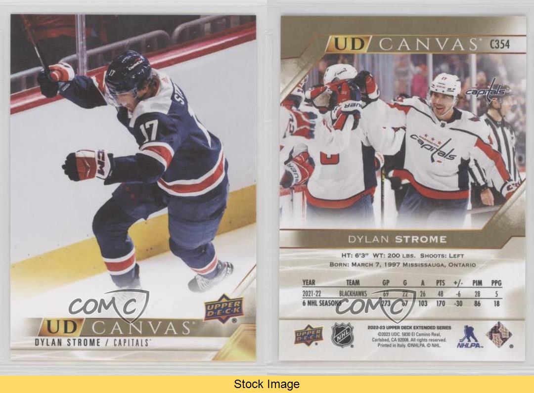 2022-23 Upper Deck Extended Series UD Canvas Dylan Strome #C354 - Bild 3 von 5