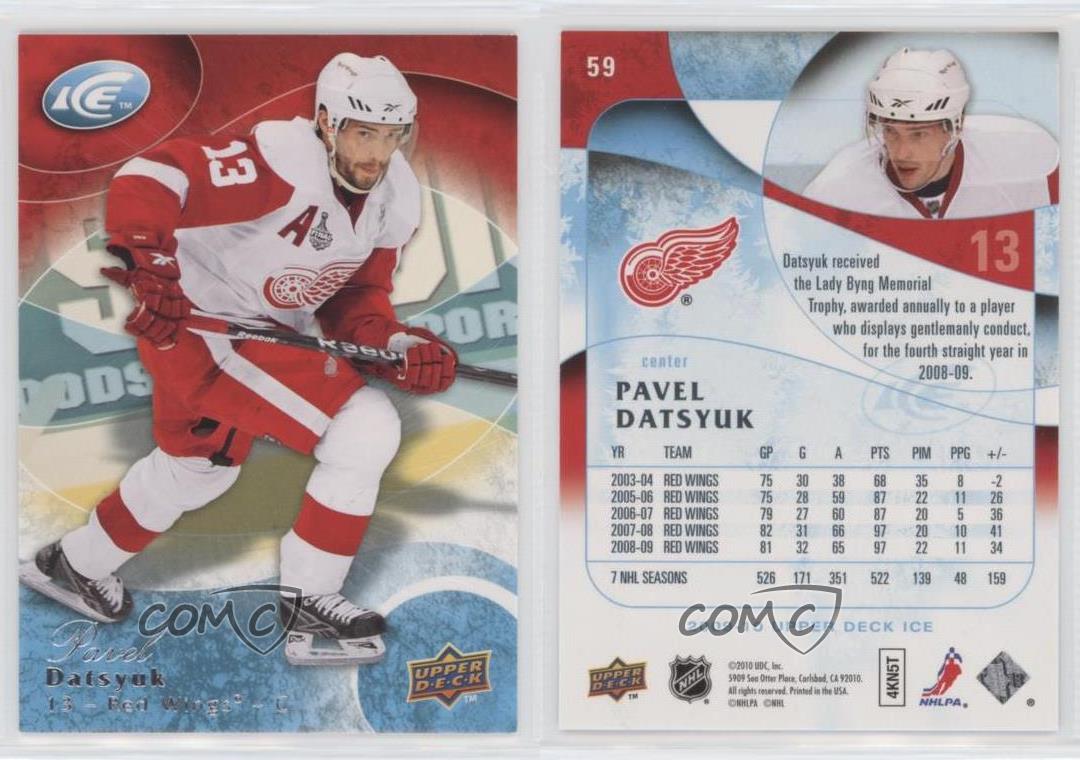 2009-10 Upper Deck Ice Pavel Datsyuk #59 HOF