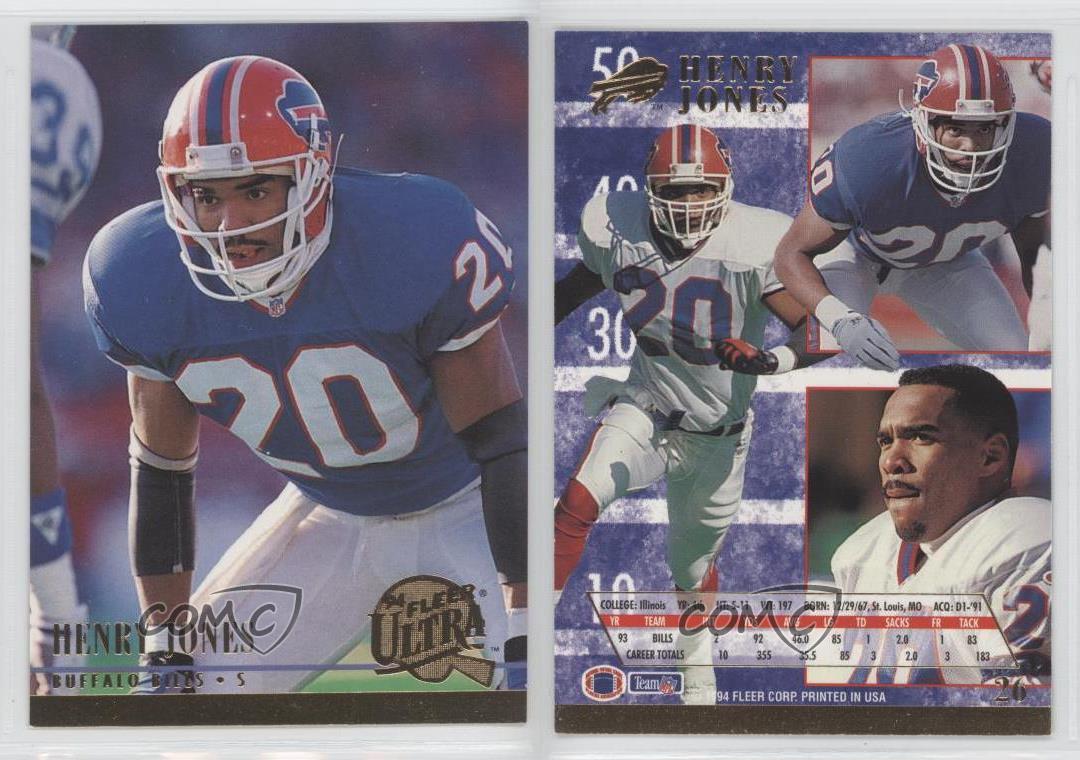 1994 Fleer Ultra #26 Henry Jones Buffalo Bills Football Card | eBay