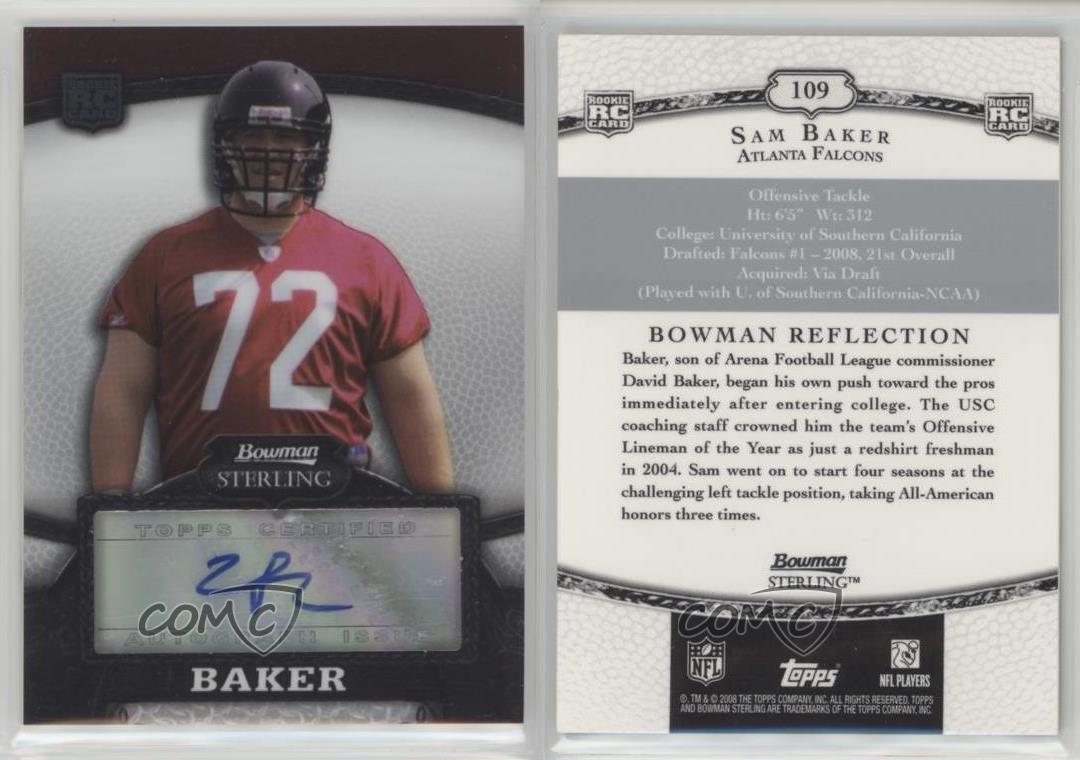 Voiture Bowman Sterling Sam Baker officiel #109 2008