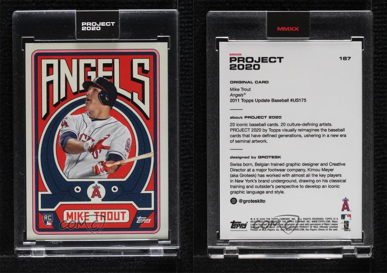 Topps MLB Topps PROJECT 2020 Card 187 | 2011 Mike Trout by Grotesk