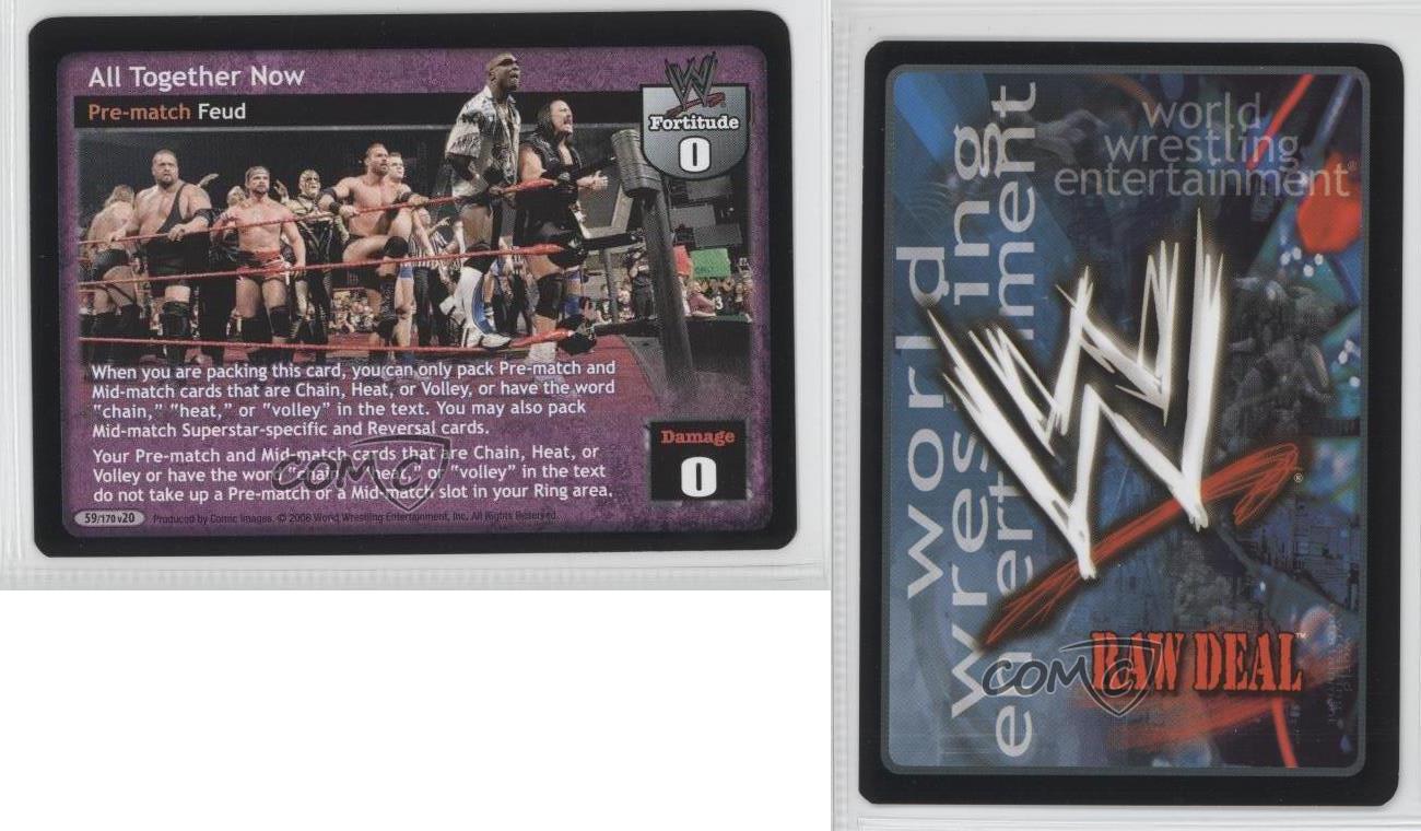 Jeu de cartes vendre à collectionner WWE Raw Deal 2006 extension 20 : Great American Bash #59/170v20