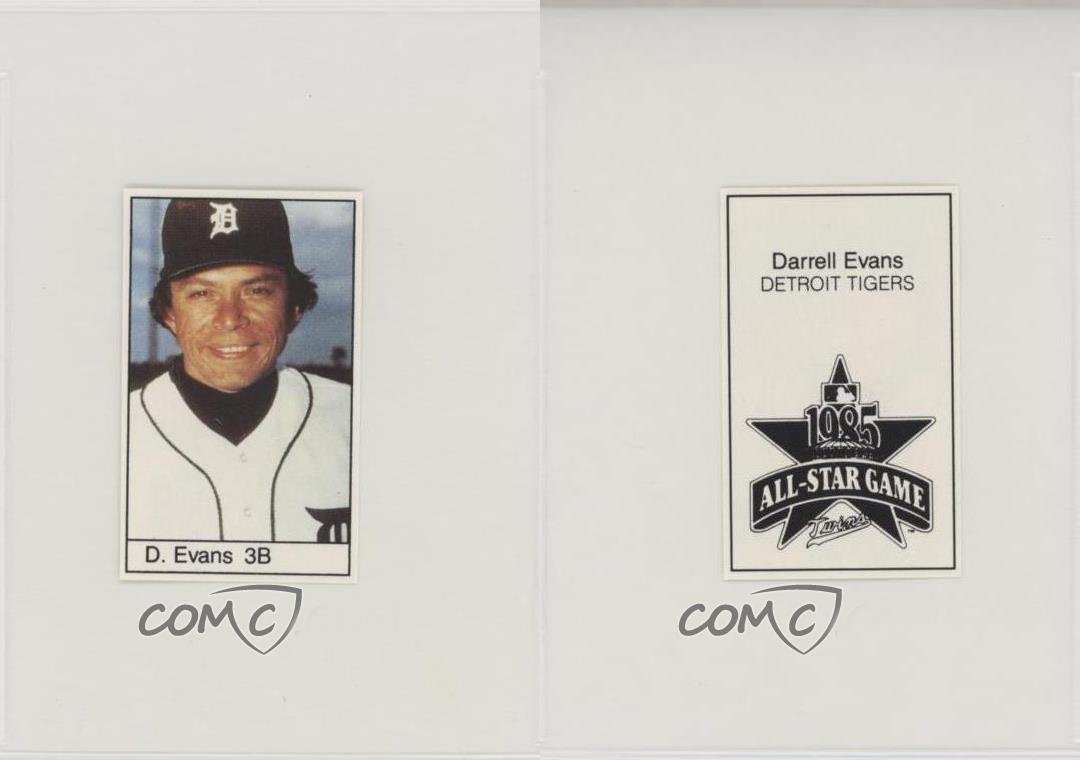 1985 All-Star Game Program Inserts Darrell Evans - Picture 3 of 3