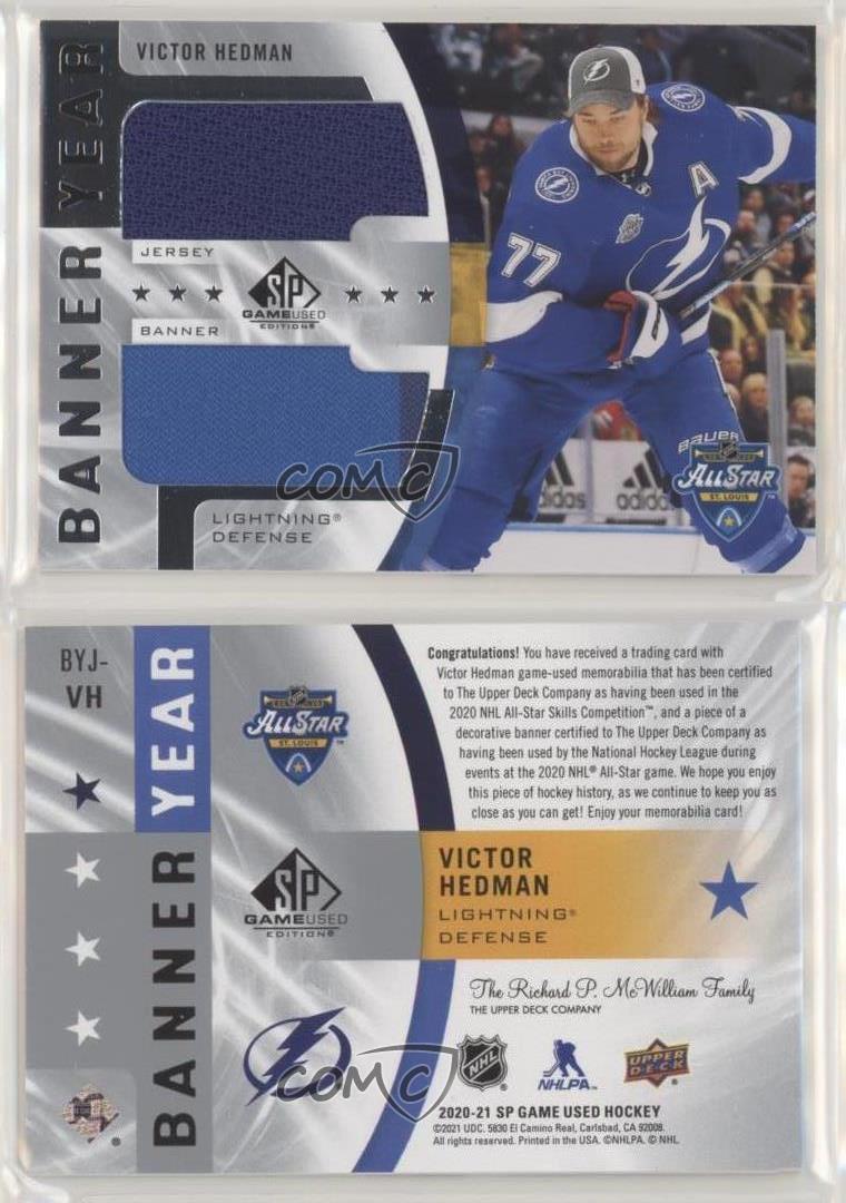 2020-21 SPGU NHL All-Star Skills Jersey Victor Hedman #ASB-VH Lightning SN#  /150