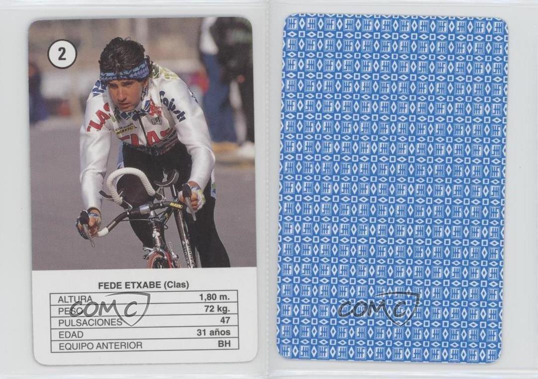 1992 Fournier Ciclismo 92 Fede Etxabe #2 Rookie RC | eBay