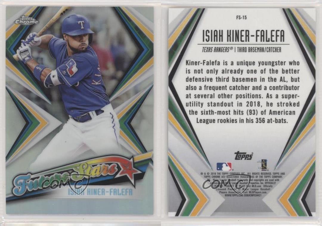 2019 Topps Chrome Isiah Kiner-Falefa Future Stars Baseball card