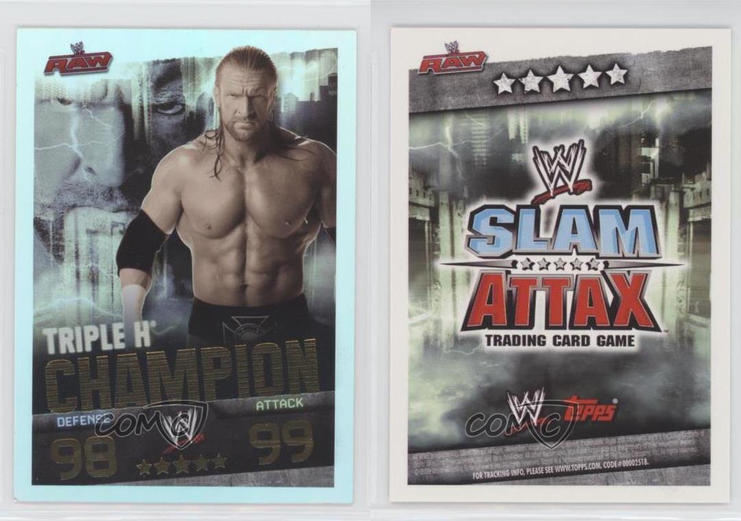 WWE Slam Attax Evolution Triple H Raw Card 