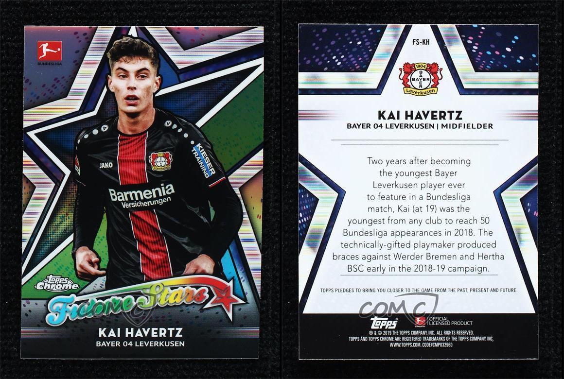 2018 19 Topps Chrome Bundesliga Future Stars Kai Havertz Fs Kh Rookie Ebay
