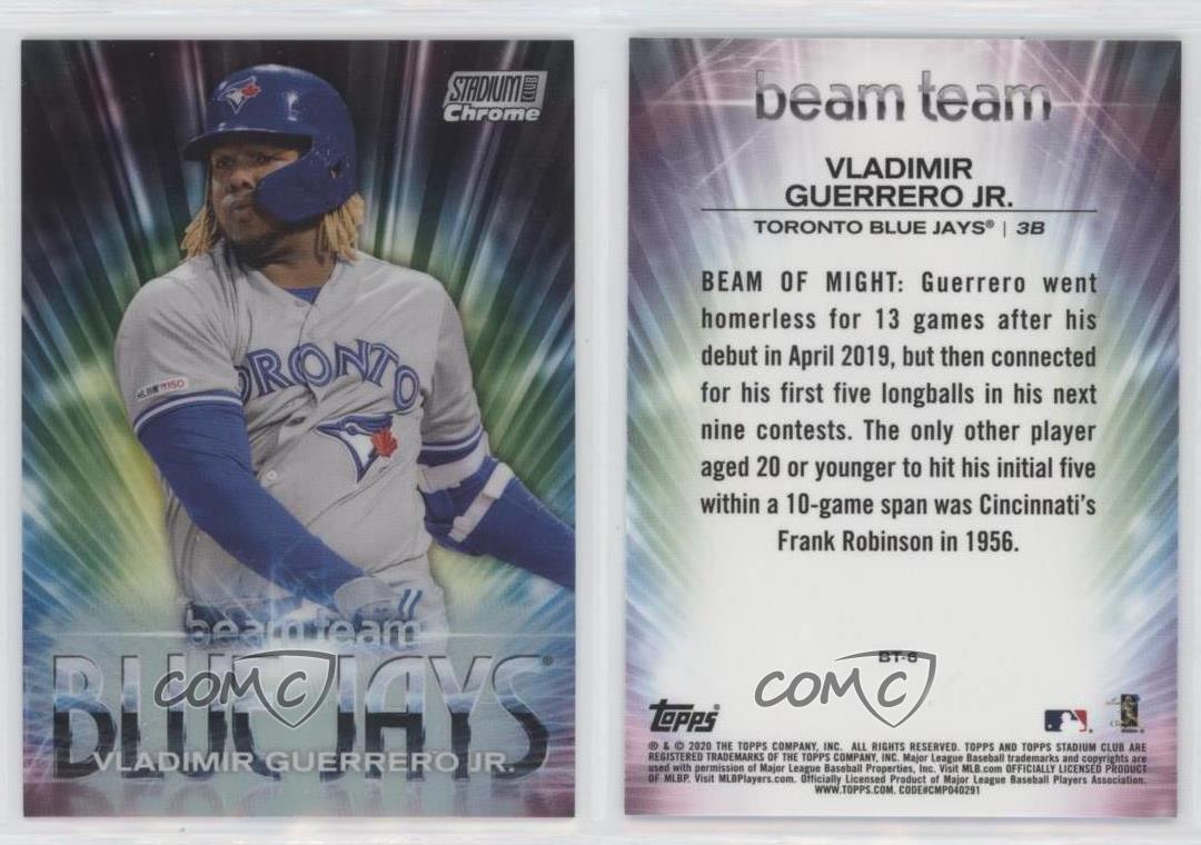 Vladimir Guerrero Jr. 2020 Topps Stadium Club Chrome Beam Team BT-6 -  Sports Card King