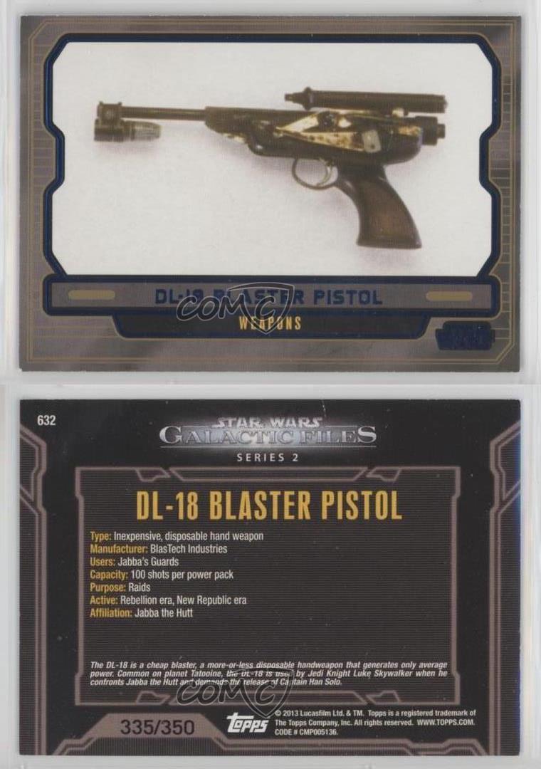 13 Star Wars Galactic Files Series 2 Blue 335 350 Dl 18 Blaster Pistol 0j6 Ebay 13 Star Wars Galactic Files Series 2 Blue 335 350 Dl 18 Blaster Pistol 0j6 Ebay