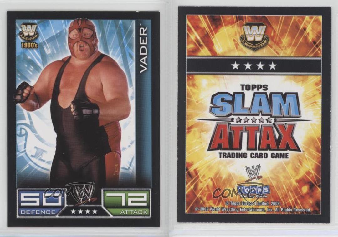 Topps WWE Wrestling cards 2008 completo 10 cartas NXT Slam Attax title cards