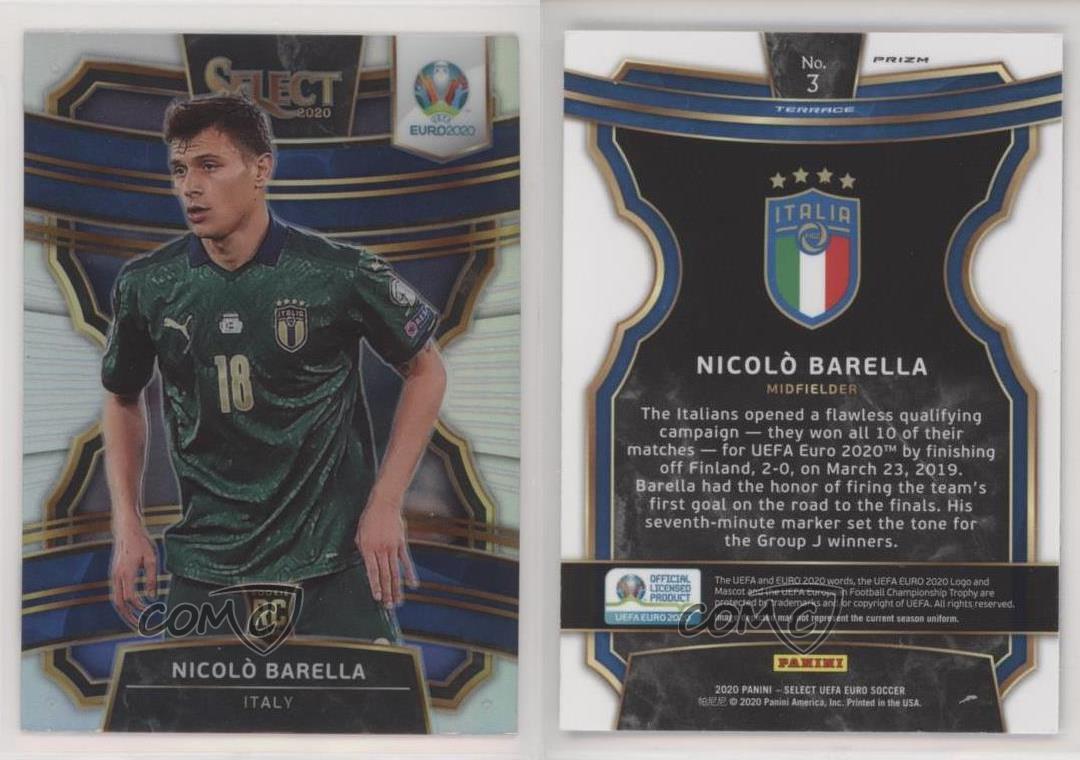 pics Barella Soccerbase 2020 panini select uefa euro preview