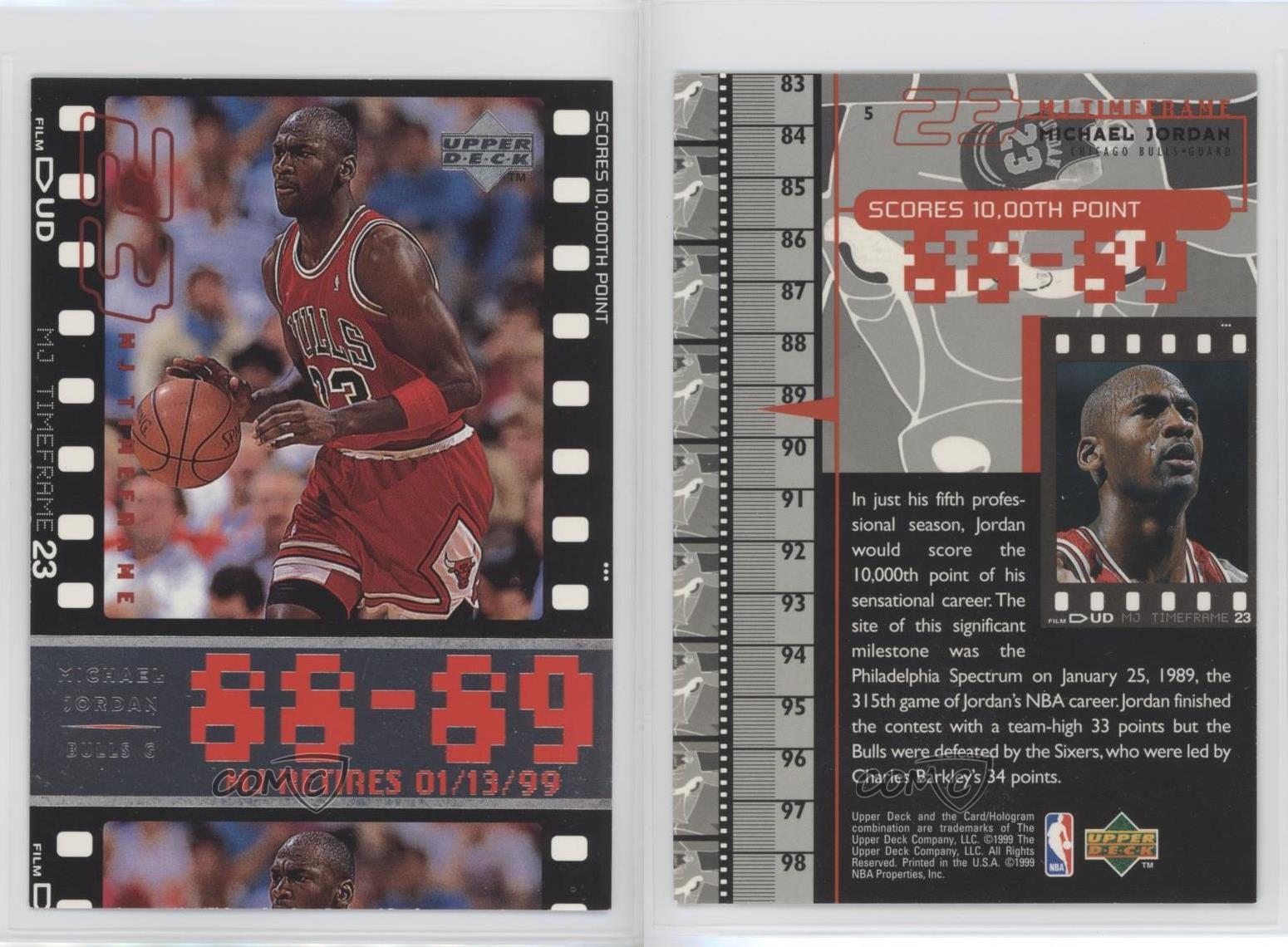 1999 MJ Retires Career Highlights 4x6 Jumbos Box Set Michael Jordan #5 HOF  | eBay