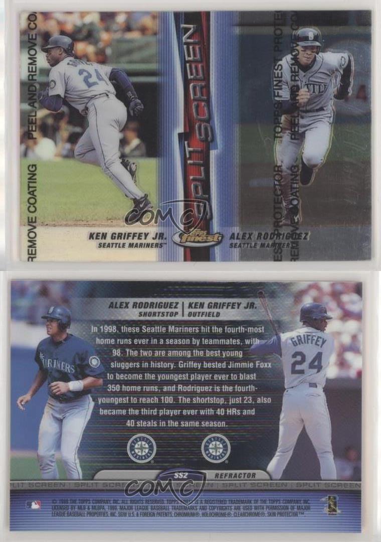 1999 Finest Split Screen Single Refractor Baseball Cards Pick From List 