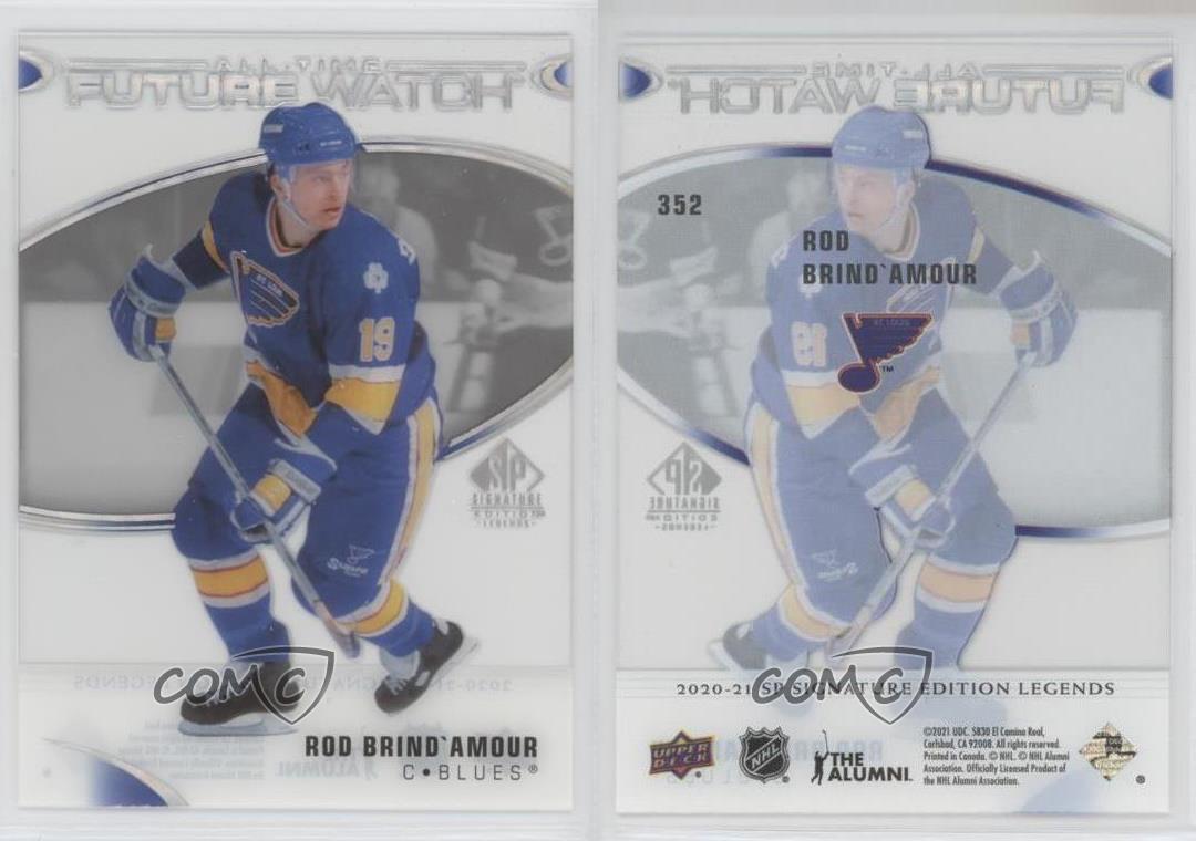 2020 SP Signature Edition Legends All-Time Future Watch Acetate Rod Brind'Amour - Bild 3 von 4