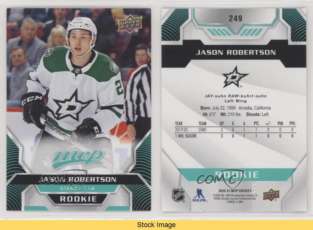 2020-21 Upper Deck MVP High Series Rookies Jason Robertson #249 Rookie RC