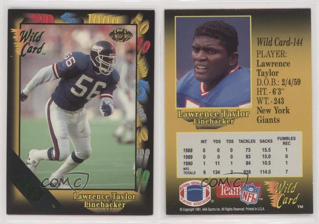 lawrence taylor jersey card