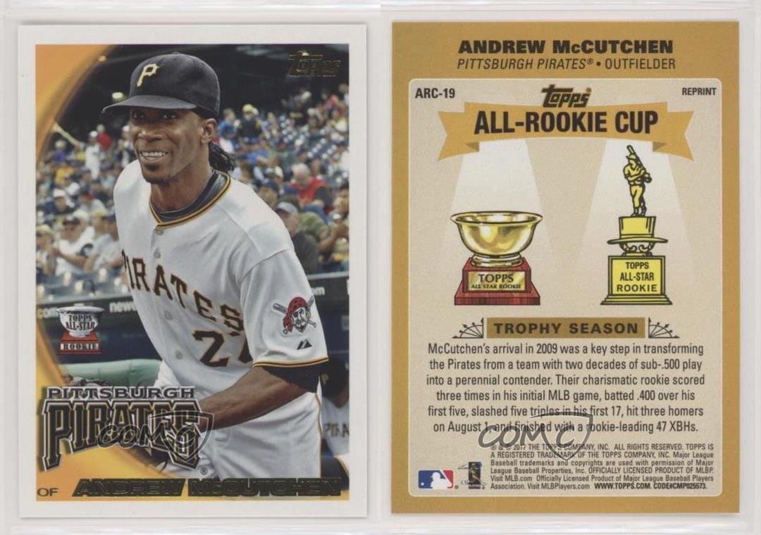  Andrew McCutchen Pittsburgh Pirates Topps 2017 Update