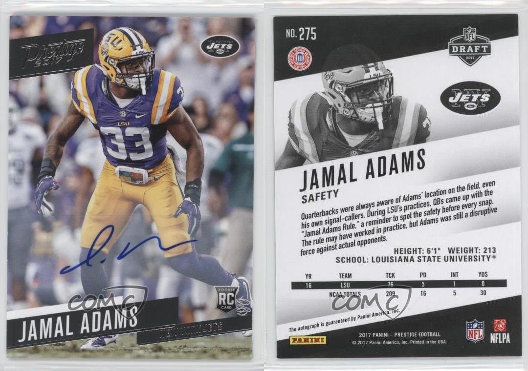 jamal adams autographed jersey jamal adams autographed jersey