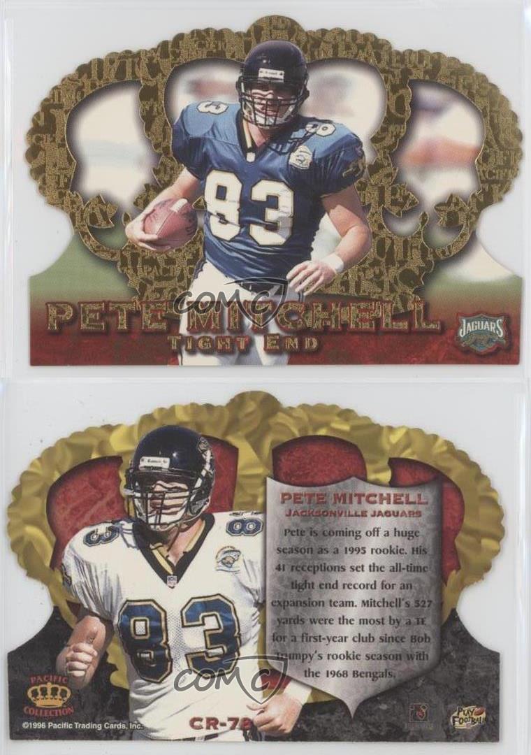 1996 Pacific Crown Royale Pete Mitchell #CR-78 Rookie RC - Picture 4 of 4